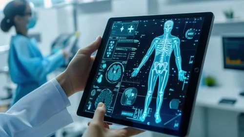 Medical staff checking patient data Patient Care & Monitoring