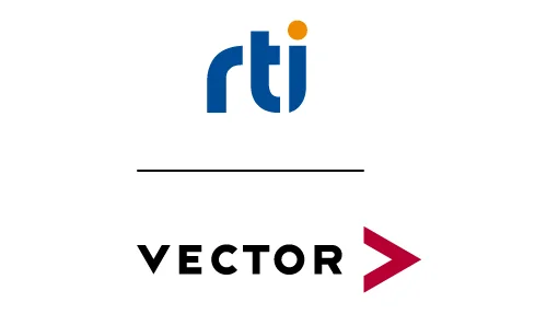The partnership between RTI and Vector enables the efficient development of DDS-based applications. © Vector Informatik GmbH / RTI Vector_RTI_Cooperation_PressRelease_202512_Graphic2.jpg