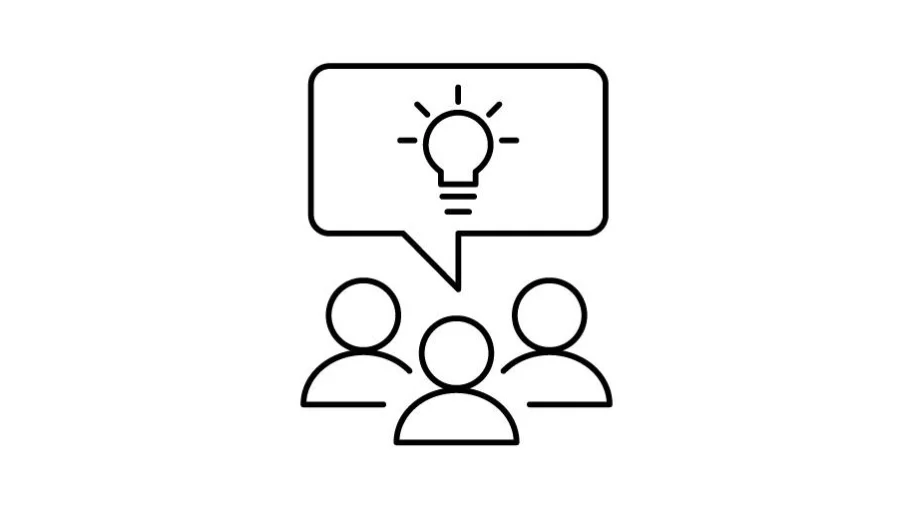 ___canoe-quick-tips_page.6491830539244832923.jpg Icon showing three people with a speech bubble containing a light bulb.