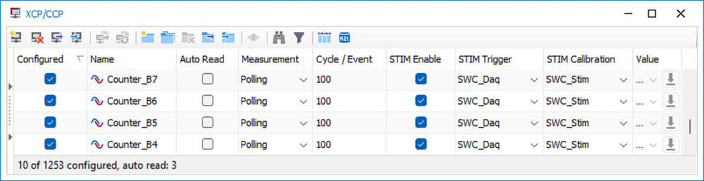 Screenshot related to the CANoe Quick Tip topic: "Cycle Accurate Replay of ADAS Data Using XCP".
