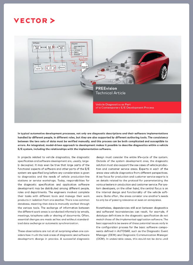 Know How | Technical Article: typical automotive diagnostic development processes Know How | Technical Article: typical automotive diagnostic development processes