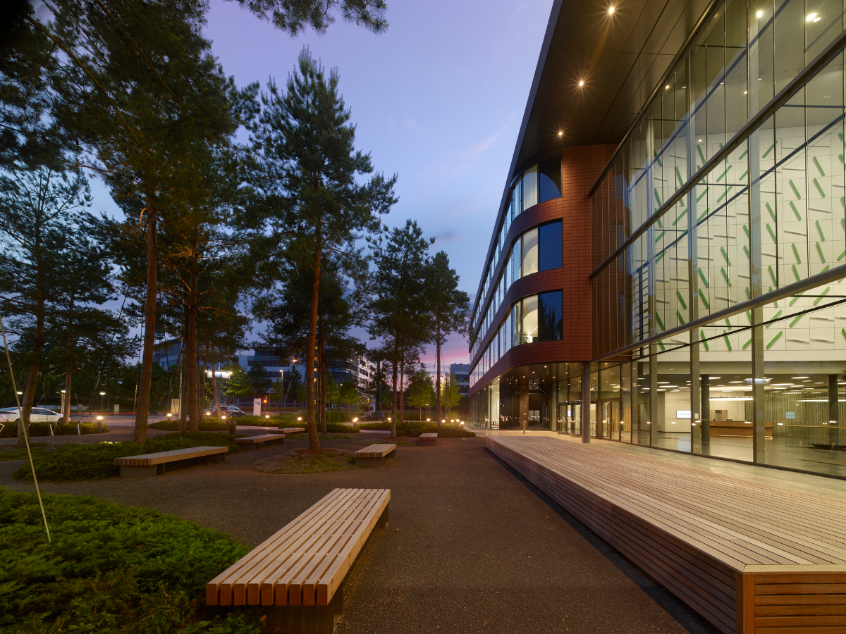 Vector's locations feature modern, environmentally friendly, and DGNB-certified sustainable buildings. Sustainable Locations