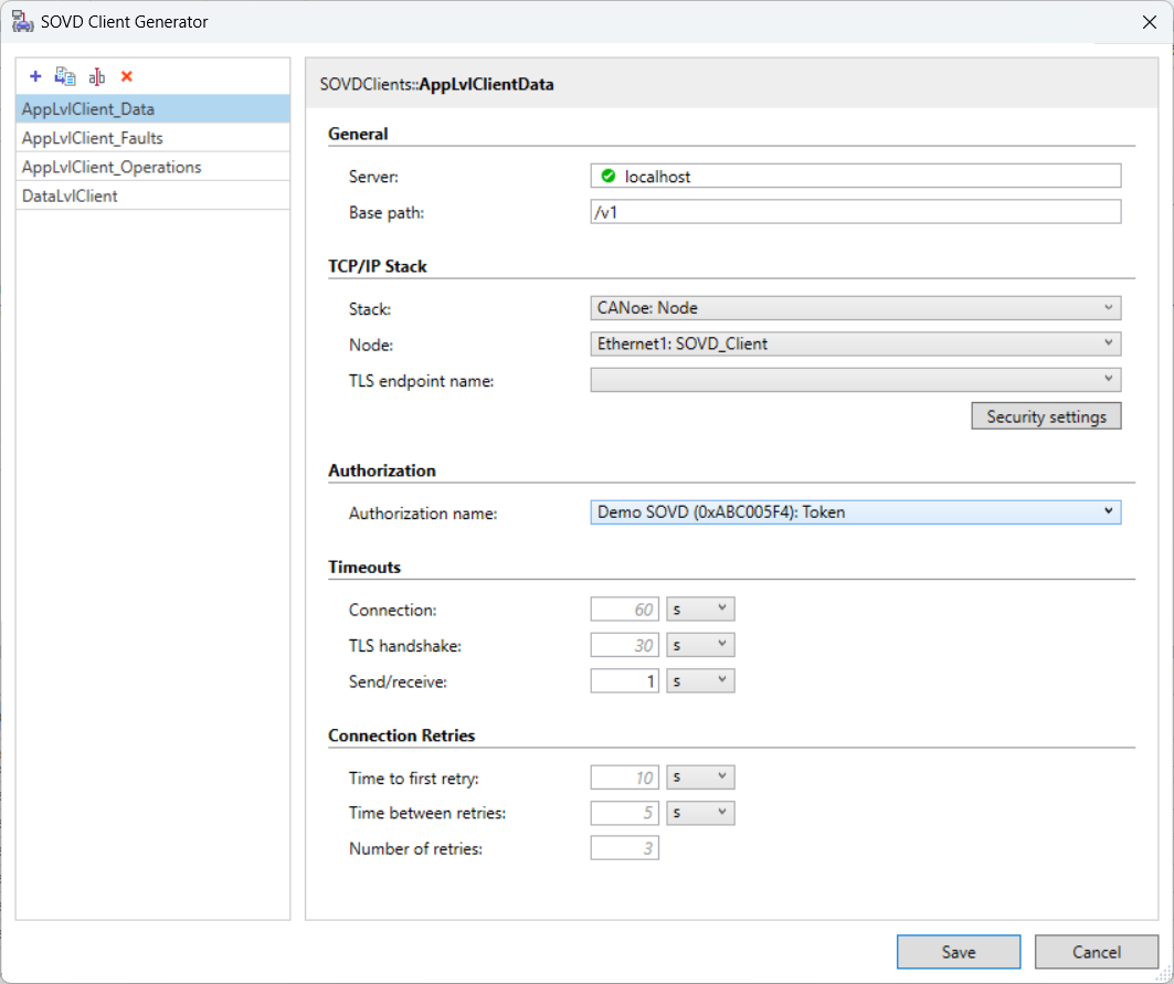 SOVD Interface Configurator SOVD Interface Configurator