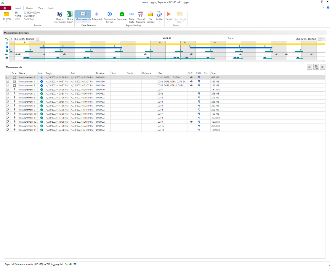 Vector Logging Exporter