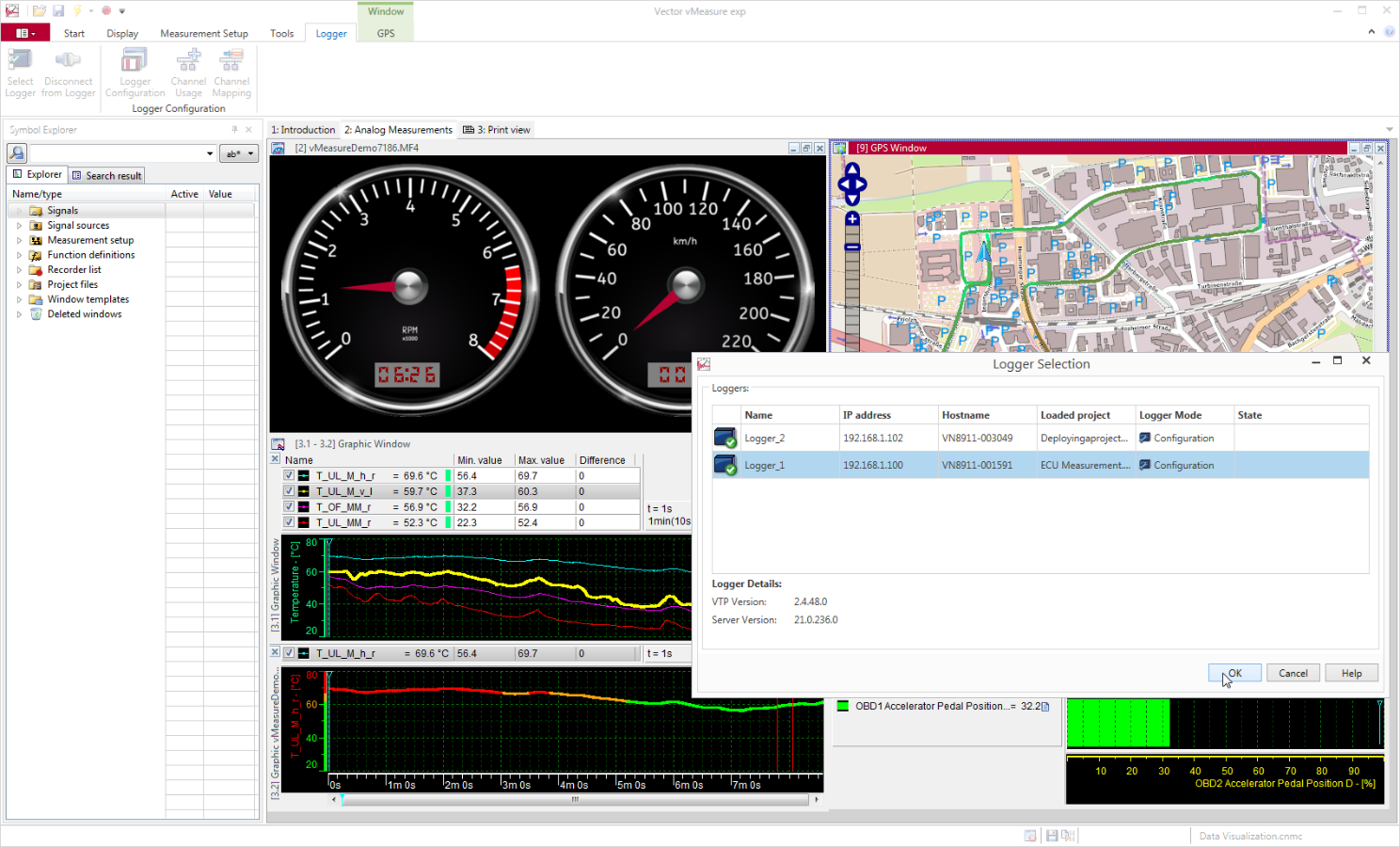 Exporting your logging project to the powerful logger hardware using the familiar vMeasure user interface vMeasure-log_Logger-Selection.png