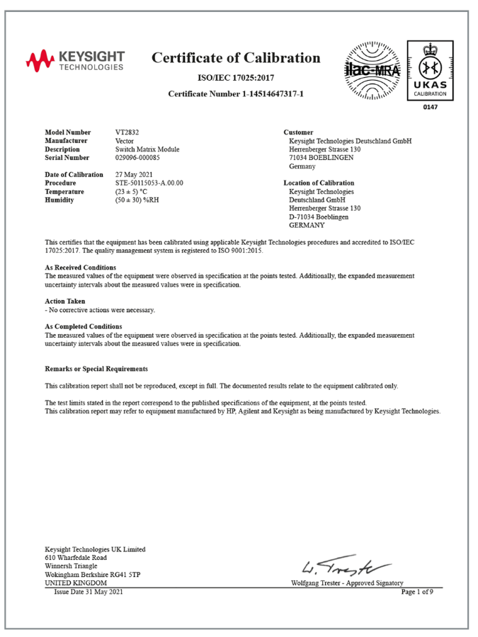 VT_System_Certificate_of_Calibration_VT2832_Keysight_960x1280_EN.png Standard: ISO/IEC 17025:2017